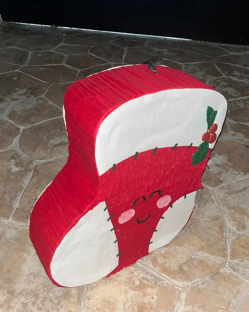 Christmas boot piñata