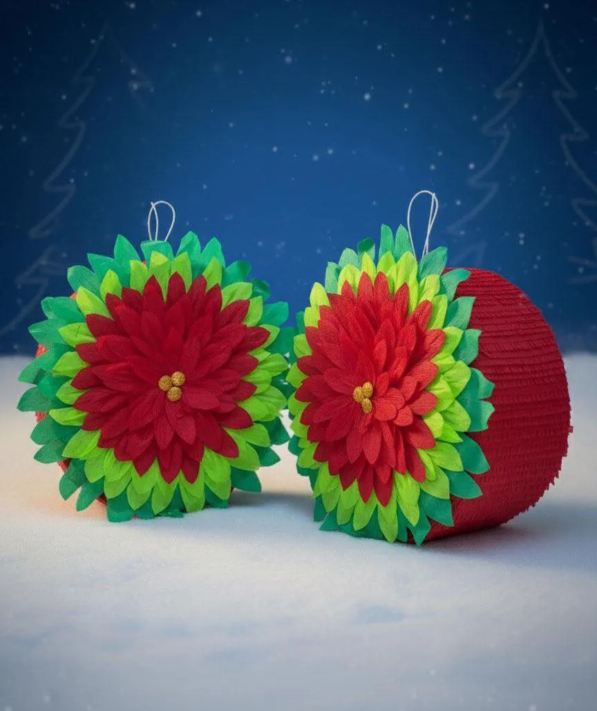 Poinsettia piñata